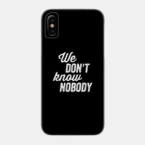 We don't know nobody- Typography (tommyinnit quote)