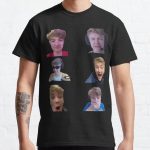 TommyInnit T-Shirts - Tommyinnit Faces Dream Team Classic T-Shirt RB2805 TMS2409