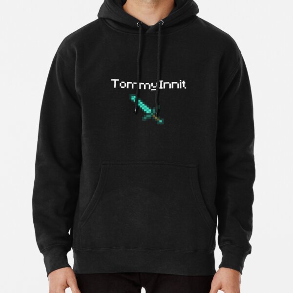TommyInnit Hoodies - TommyInnit - White Pullover Hoodie RB2805 TMS2409