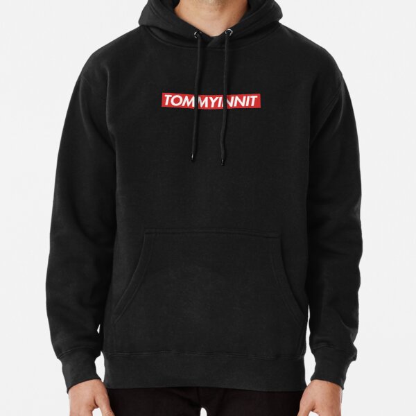 TommyInnit Hoodies - Tommyinnit in red Pullover Hoodie RB2805 TMS2409