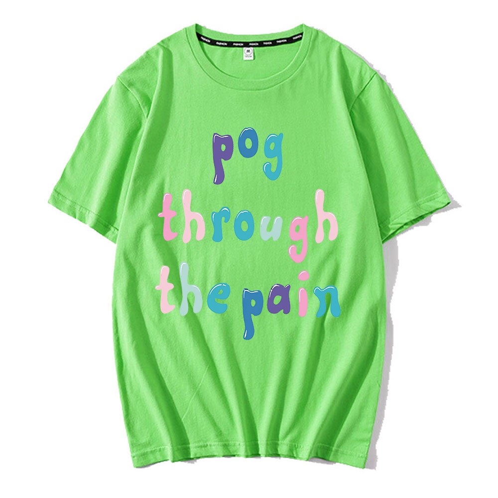 2021 Hot Sale Anime Summer T shirts Tommyinnit Pog Through The Pain Printed O neck High 3 - TommyInnit Store