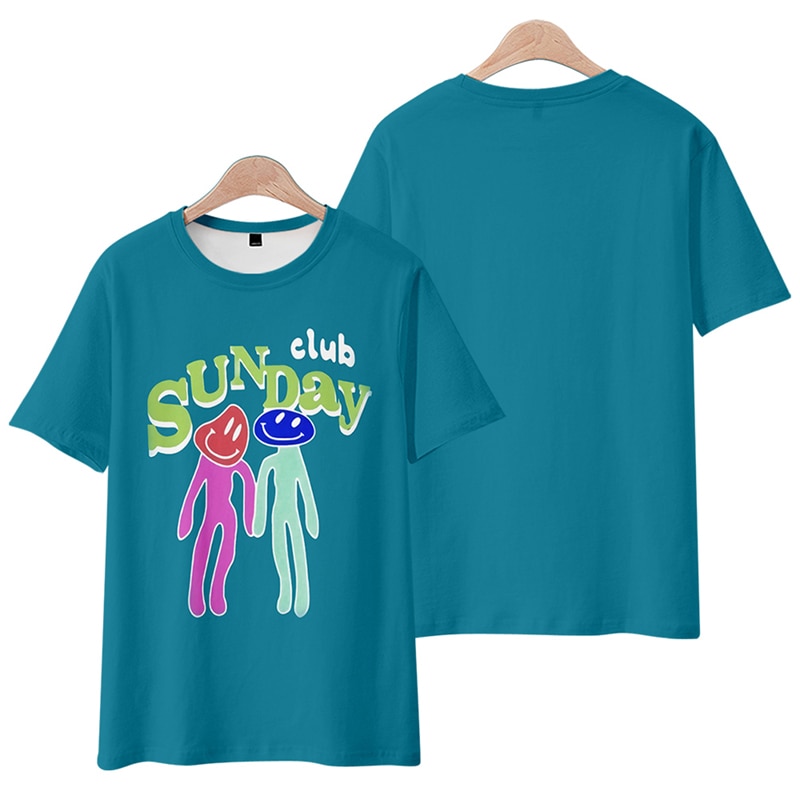 Tommyinnit-Merch-Sunday-Club-T-Shirt-Women-Men-Summer-Fashion-Short-Sleeve-Boy-girls-kids-Tshirt